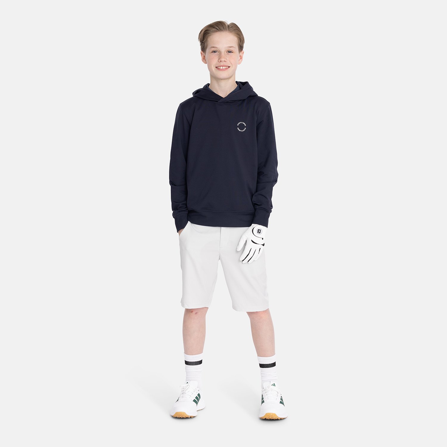 Jr Tech Hood Blå Bogeys & Birdies