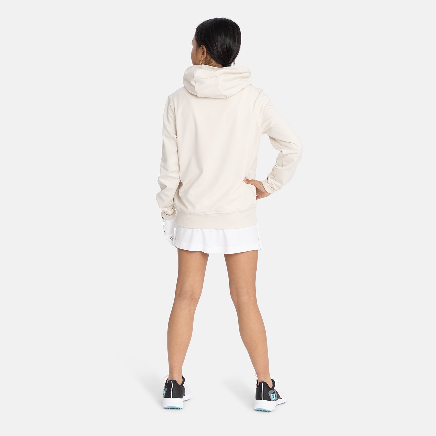 Jr Tech Hood Beige Bogeys & Birdies