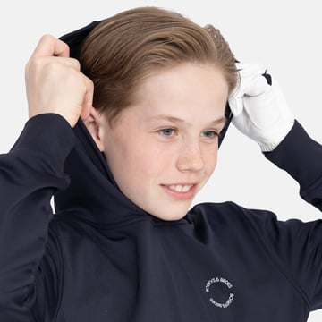 Jr Tech Hood Blå Bogeys & Birdies