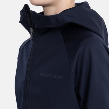 Jr Hybrid Raglan Hood Blå Bogeys & Birdies