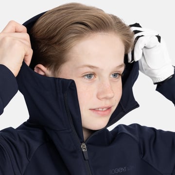 Jr Hybrid Raglan Hood Blå Bogeys & Birdies