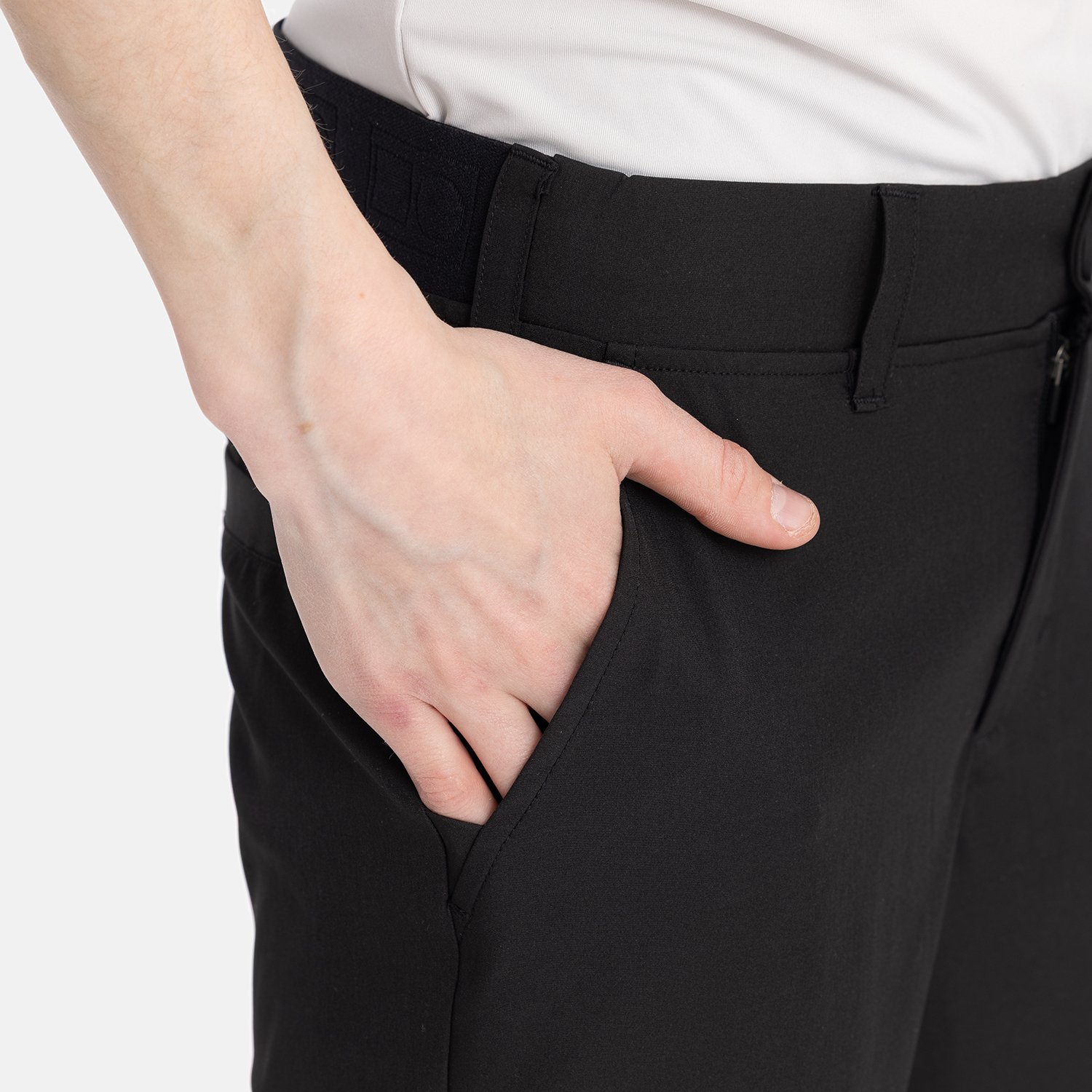 Jr 4-Way Stretch Pant Musta Bogeys & Birdies