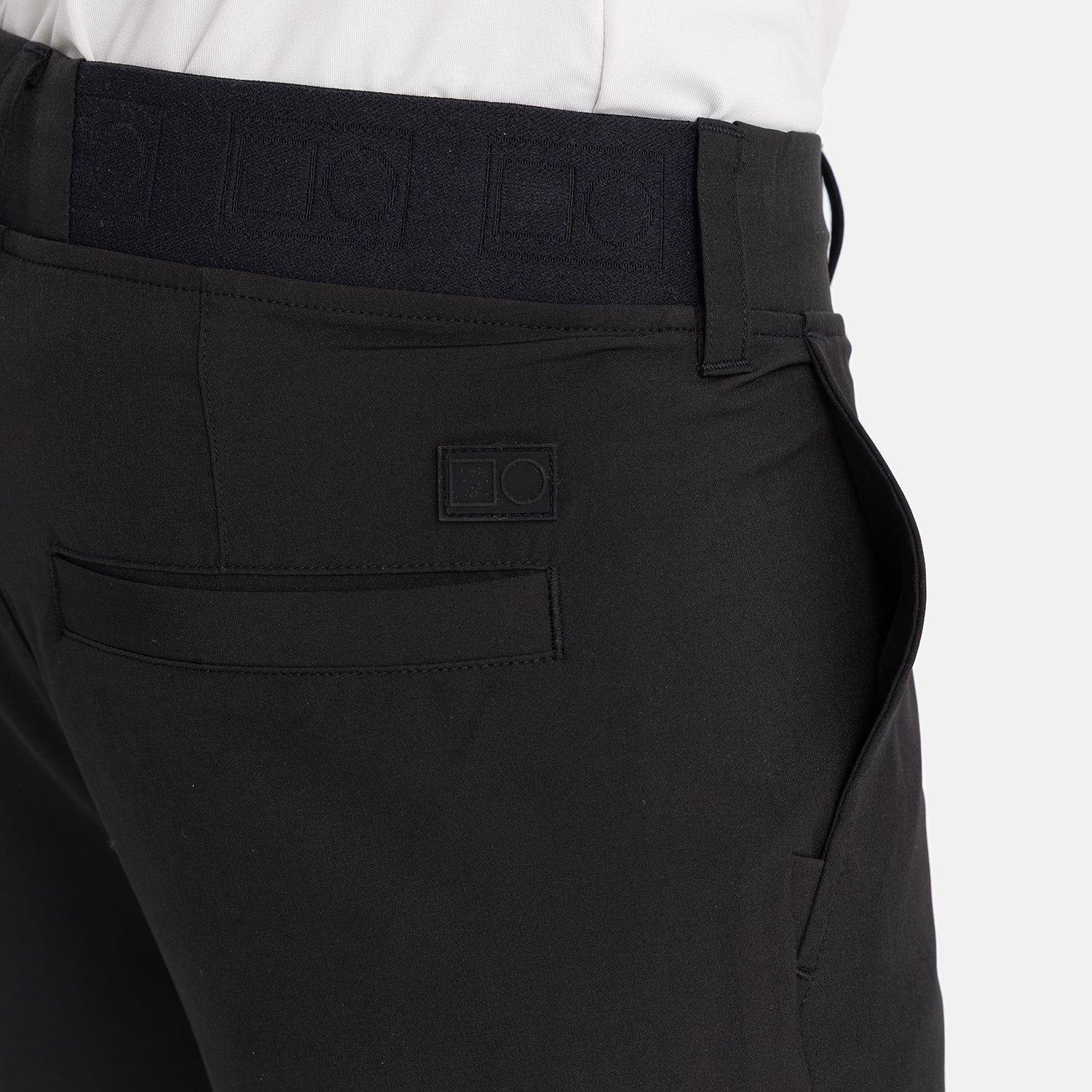 Jr 4-Way Stretch Pant Musta Bogeys & Birdies