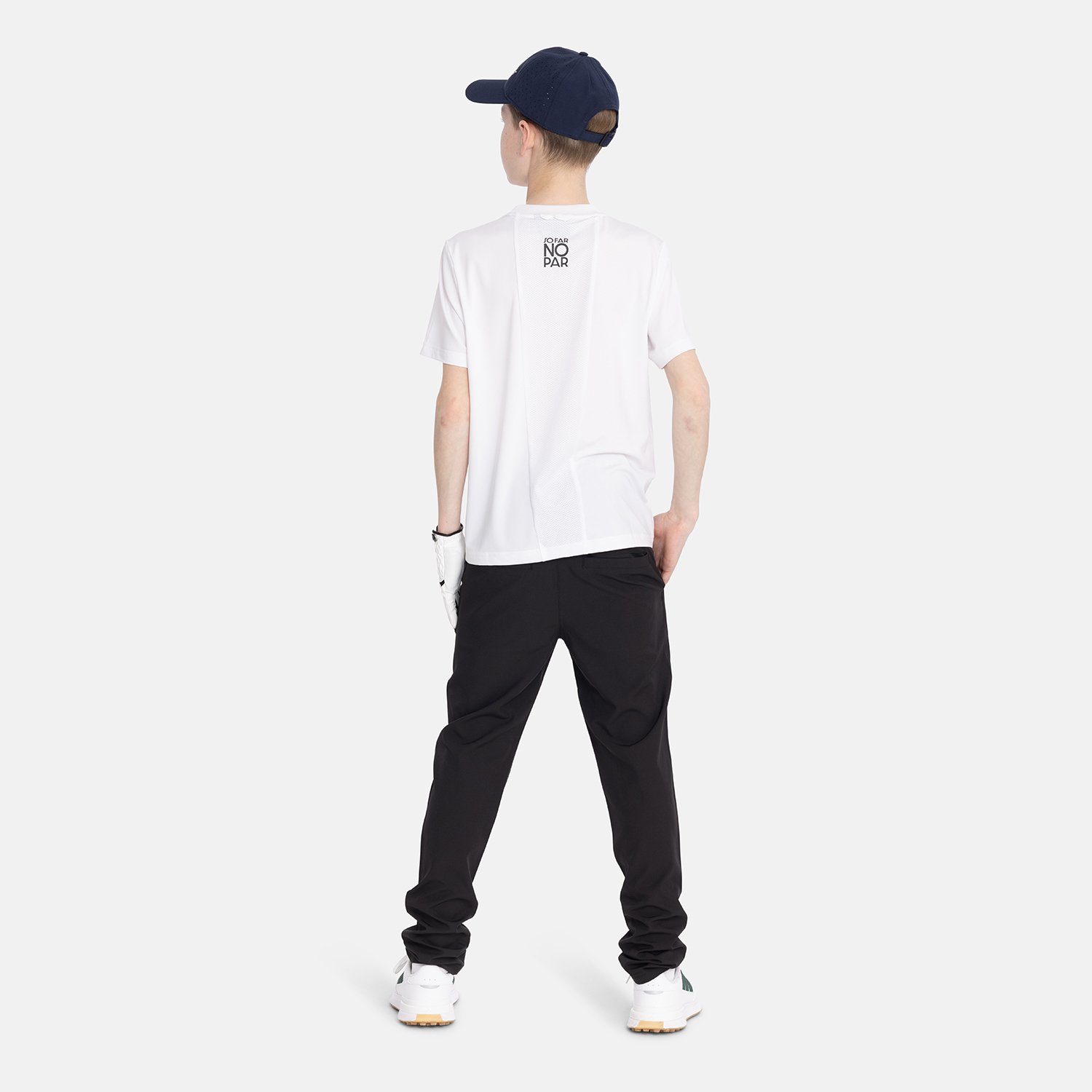 Jr 4-Way Stretch Pant Musta Bogeys & Birdies