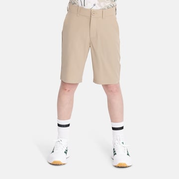 Jr Short 4-Way Stretch Beige Bogeys & Birdies