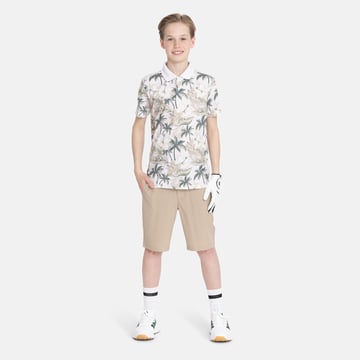 Jr Short 4-Way Stretch Beige Bogeys & Birdies