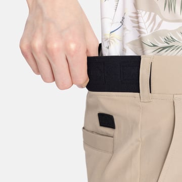 Jr Short 4-Way Stretch Beige Bogeys & Birdies