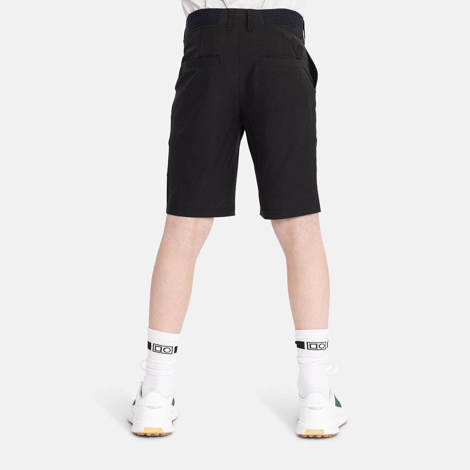 Jr Short 4-Way Stretch Svart Bogeys & Birdies