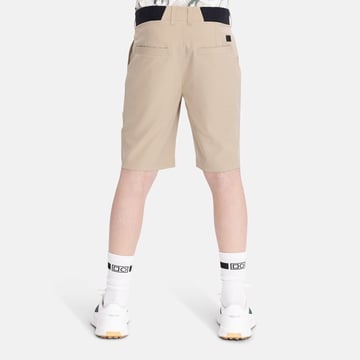 Jr Short 4-Way Stretch Beige Bogeys & Birdies
