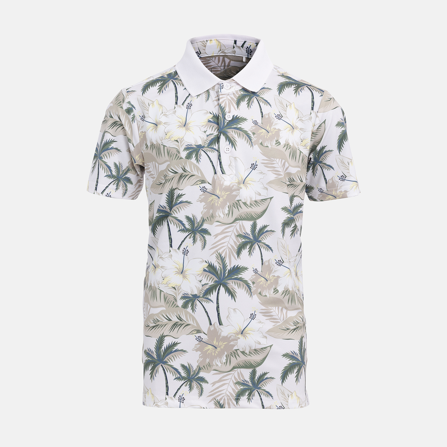 Jr Tech Pique AOP Flowerprint