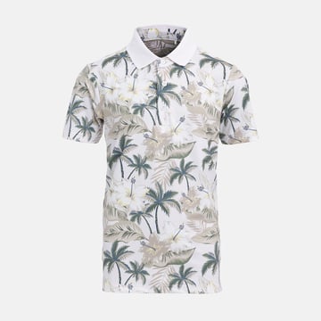 Jr Tech Pique AOP Flowerprint Bogeys & Birdies