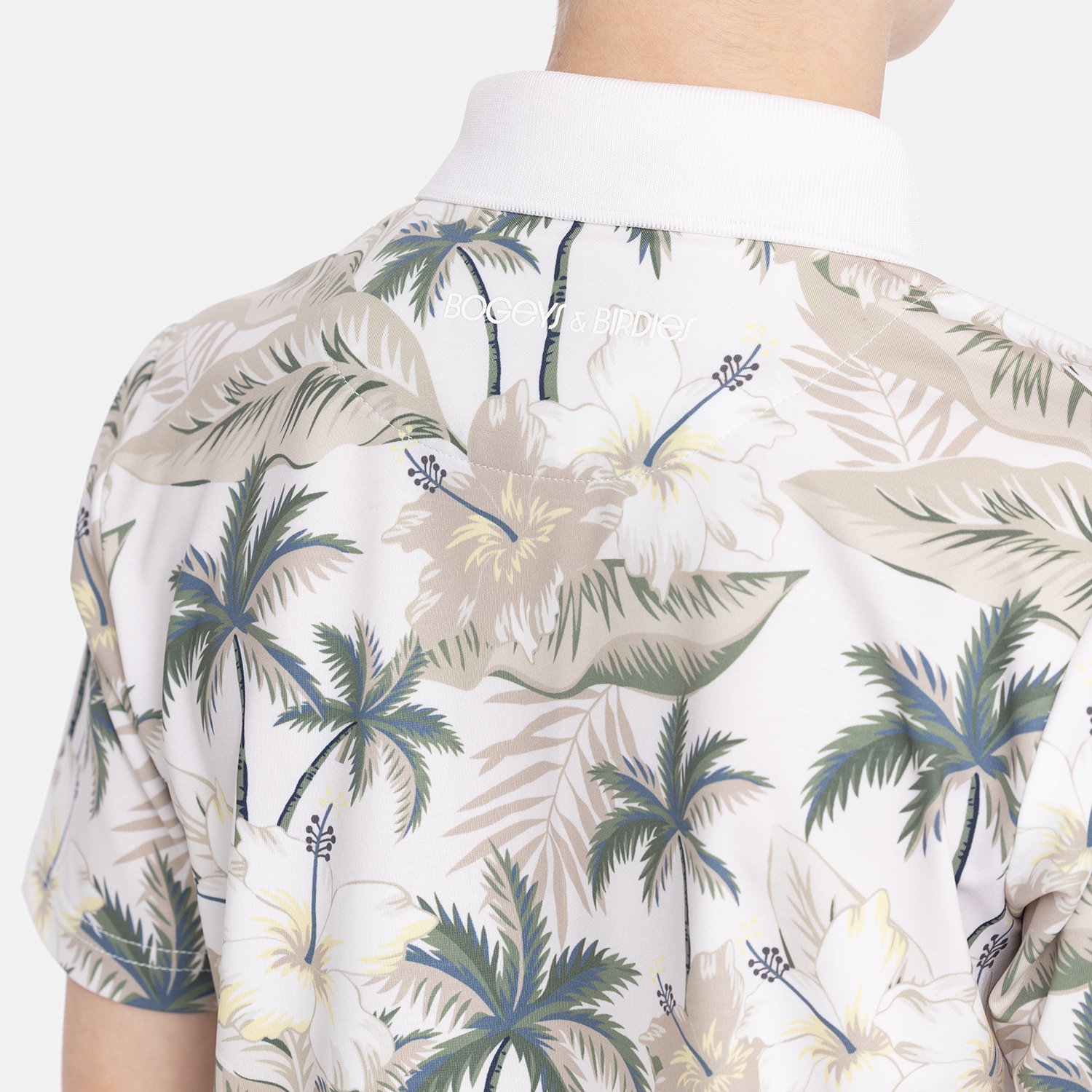 Jr Tech Pique AOP Flowerprint Bogeys & Birdies