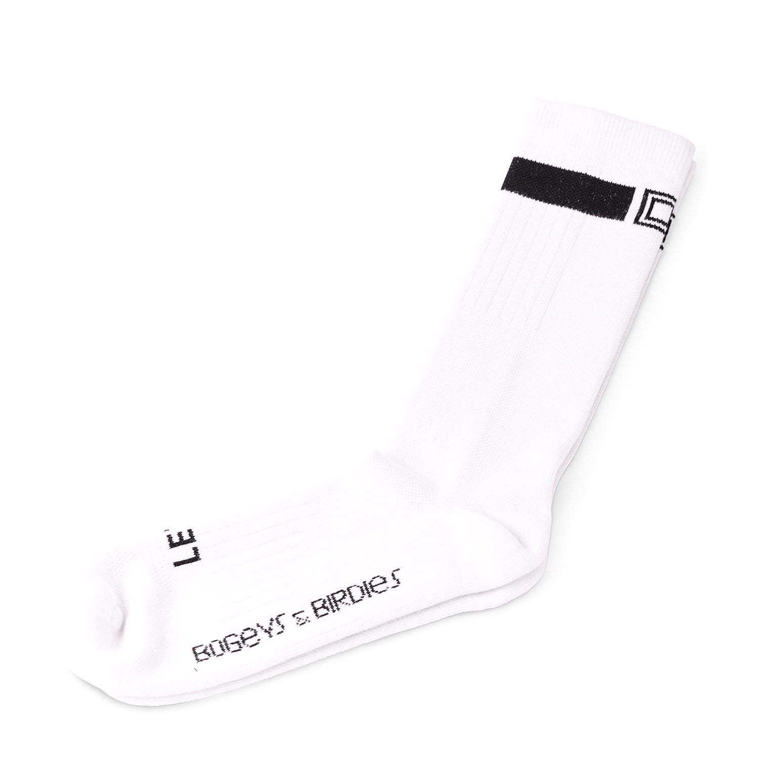 Lets Golf Sock Valkoinen Bogeys & Birdies