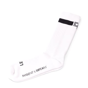 Lets Golf Sock Blanche Bogeys & Birdies