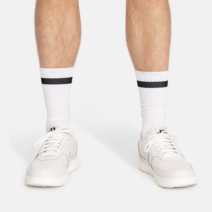 Lets Golf Sock Vit Bogeys & Birdies