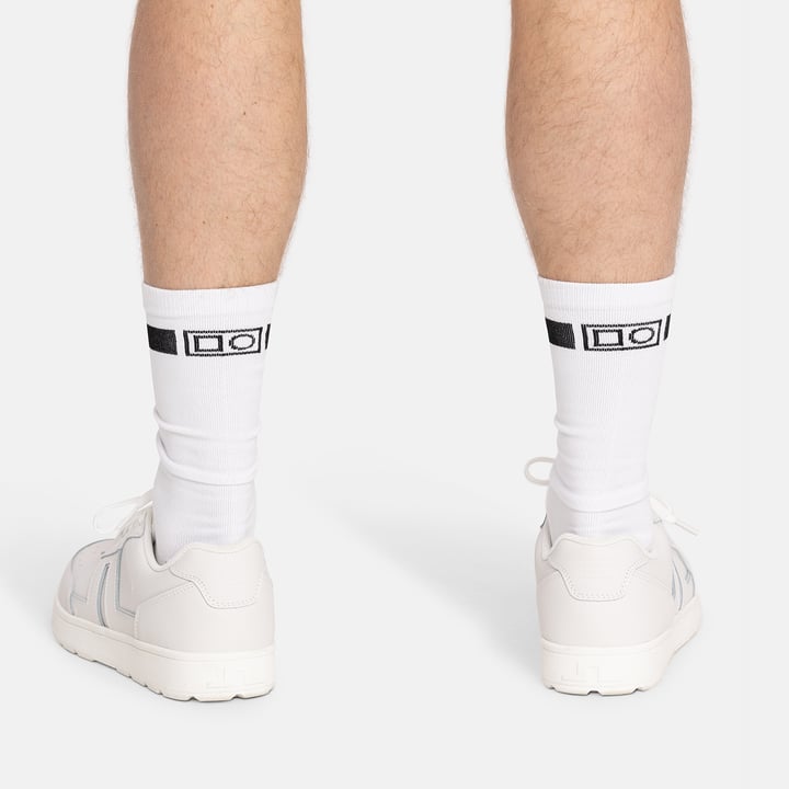 Lets Golf Sock Vit Bogeys & Birdies