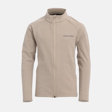 Jr Tech Waffle Midlayer Beige Bogeys & Birdies