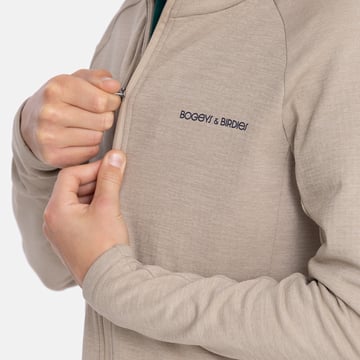 Jr Tech Waffle Midlayer Beige Bogeys & Birdies
