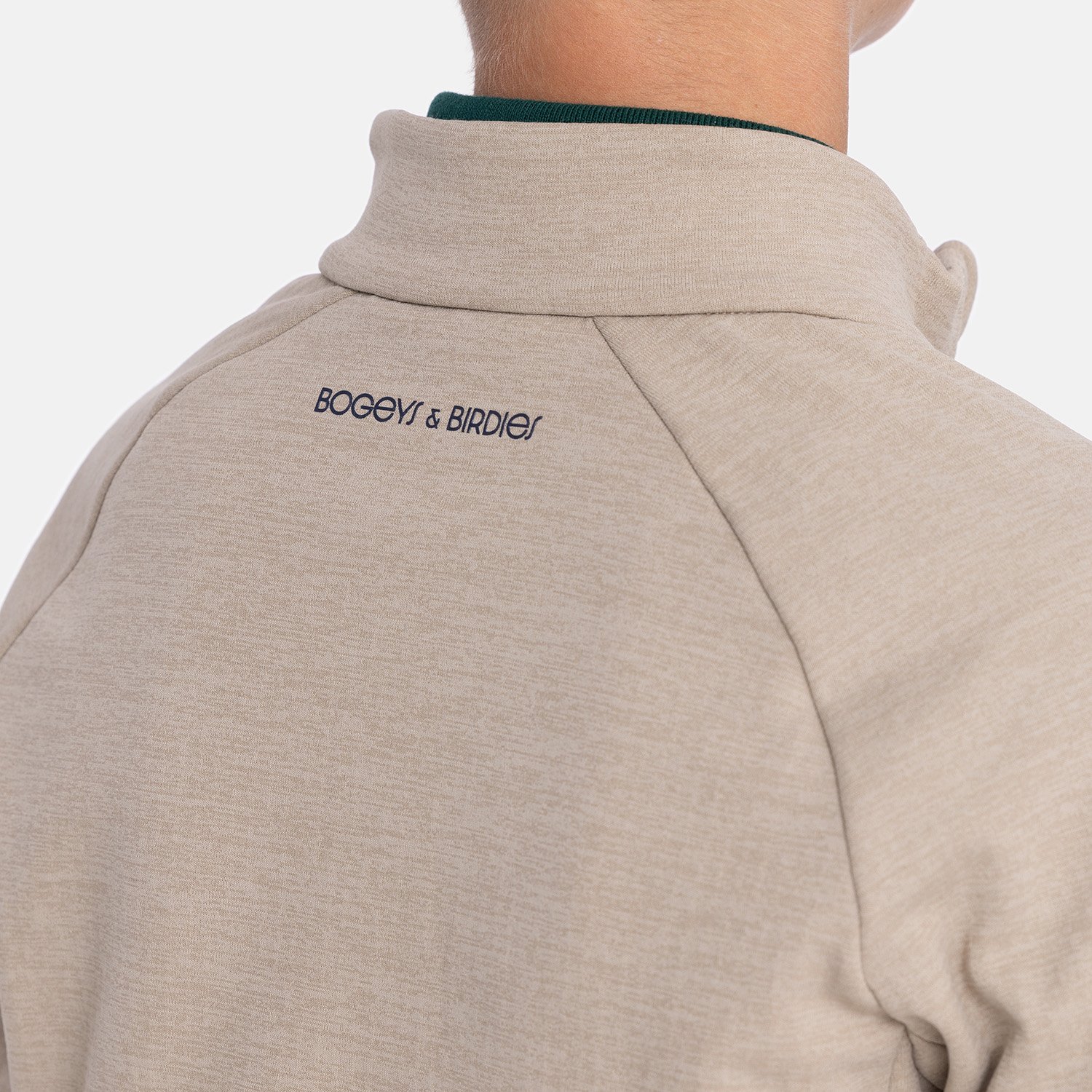 Jr Tech Waffle Midlayer Beige Bogeys & Birdies Jr Tech Waffle Midlayer Beige Bogeys & Birdies
