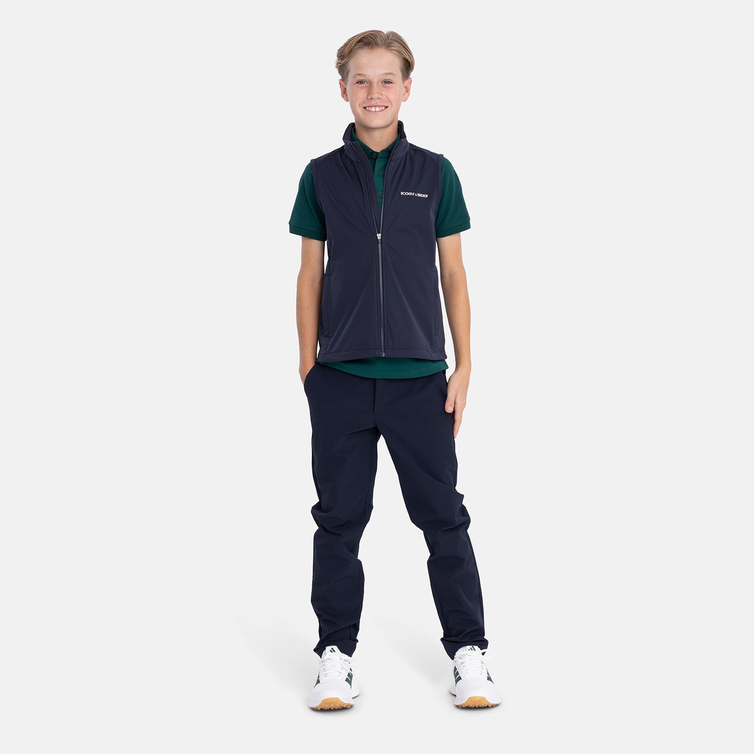 Jr Tech Shield Vest Blå Bogeys & Birdies Jr Tech Shield Vest Blå Bogeys & Birdies