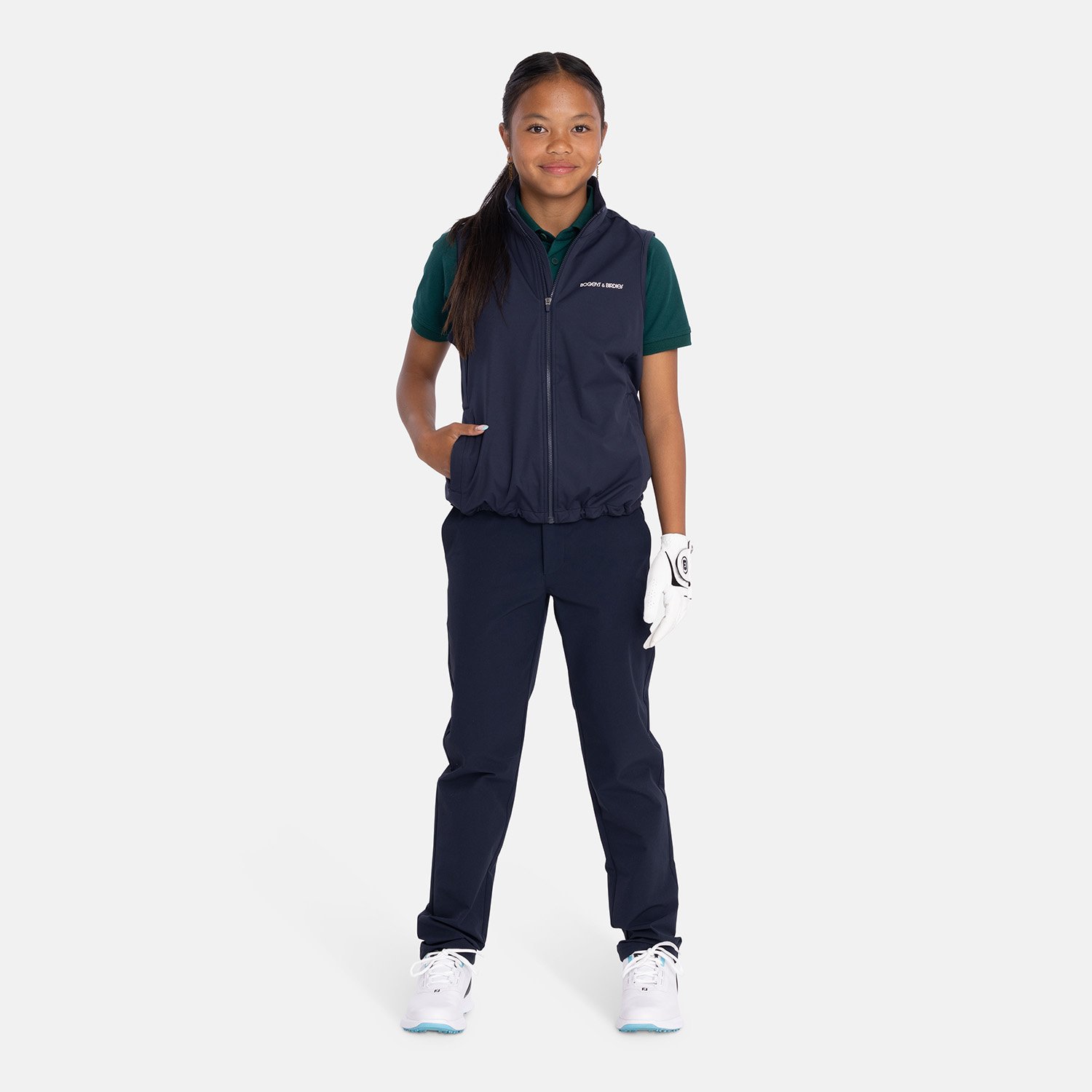 Jr Tech Shield Vest Blå Bogeys & Birdies Jr Tech Shield Vest Blå Bogeys & Birdies