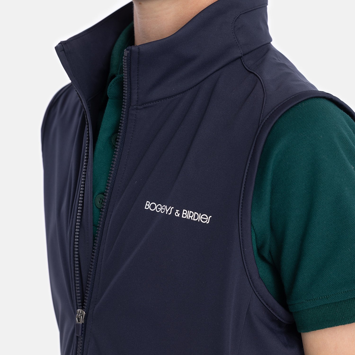 Jr Tech Shield Vest Blå Bogeys & Birdies Jr Tech Shield Vest Blå Bogeys & Birdies