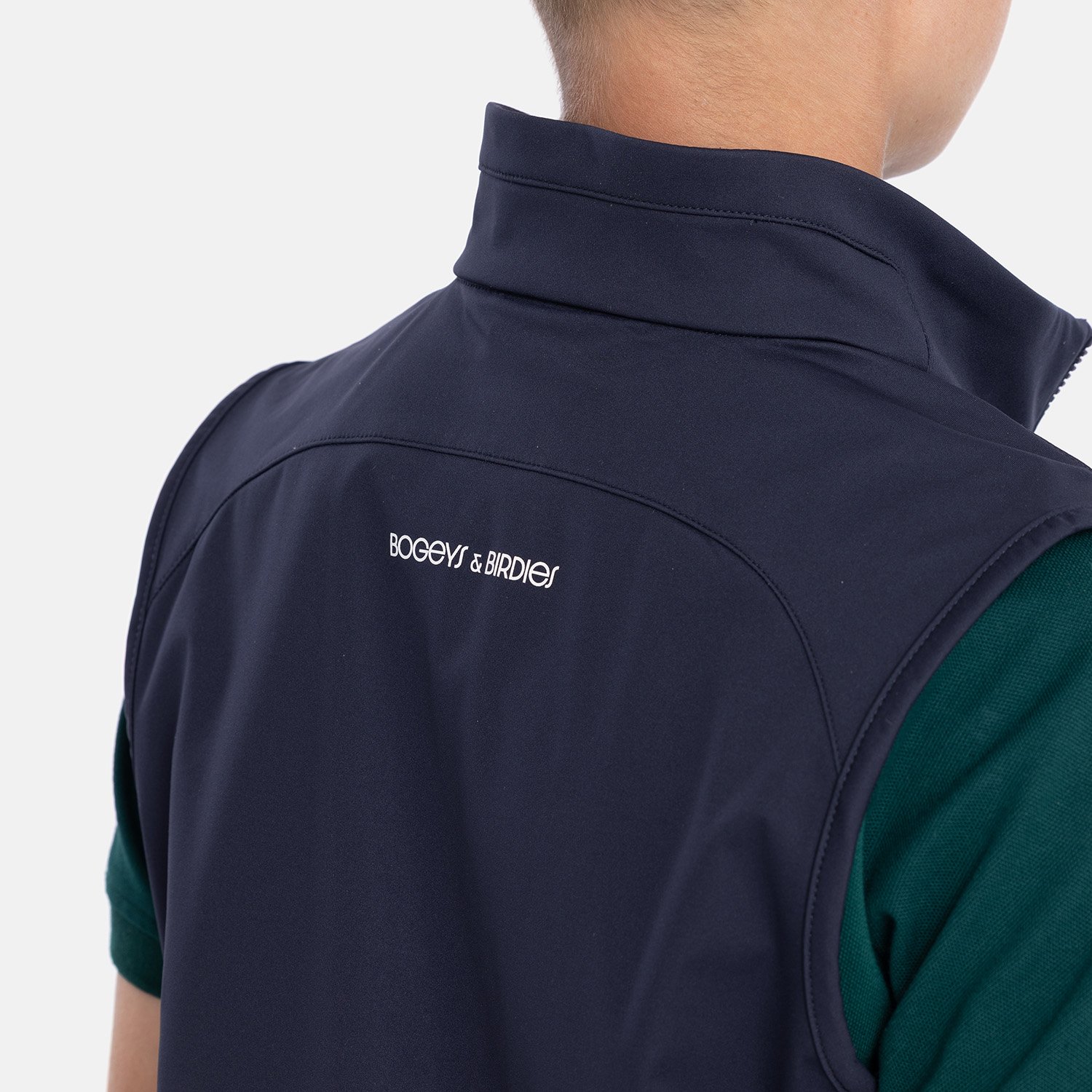 Jr Tech Shield Vest Blå Bogeys & Birdies Jr Tech Shield Vest Blå Bogeys & Birdies