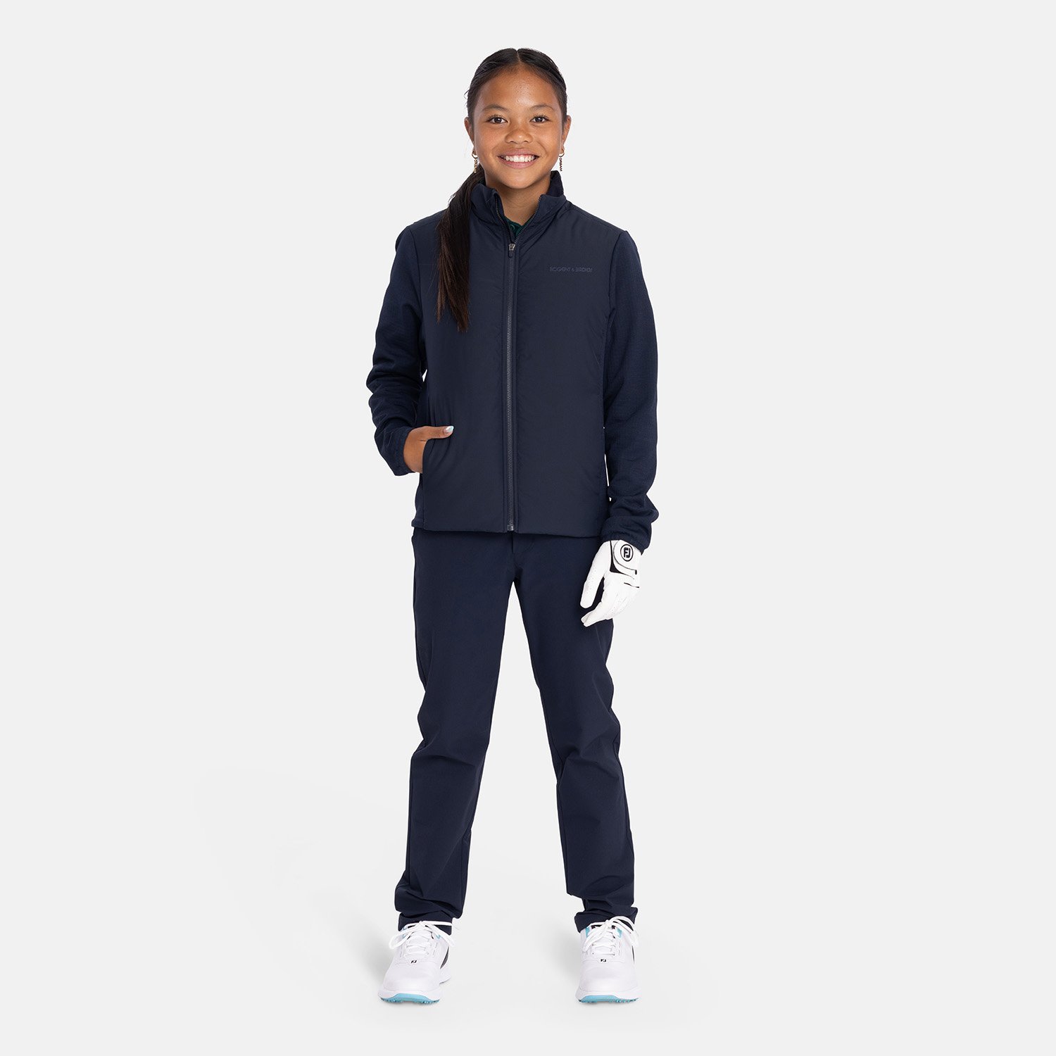 Jr Tech Hybrid Jacket Blå Bogeys & Birdies Jr Tech Hybrid Jacket Blå Bogeys & Birdies