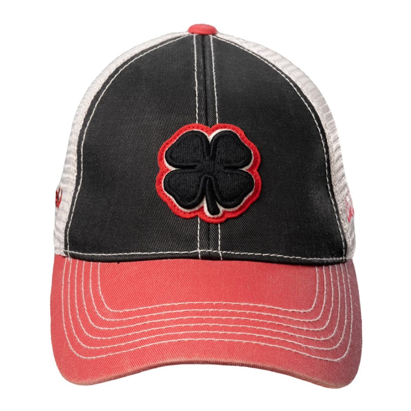 Two Tone Vintage Svart Rød Beige Black Clover