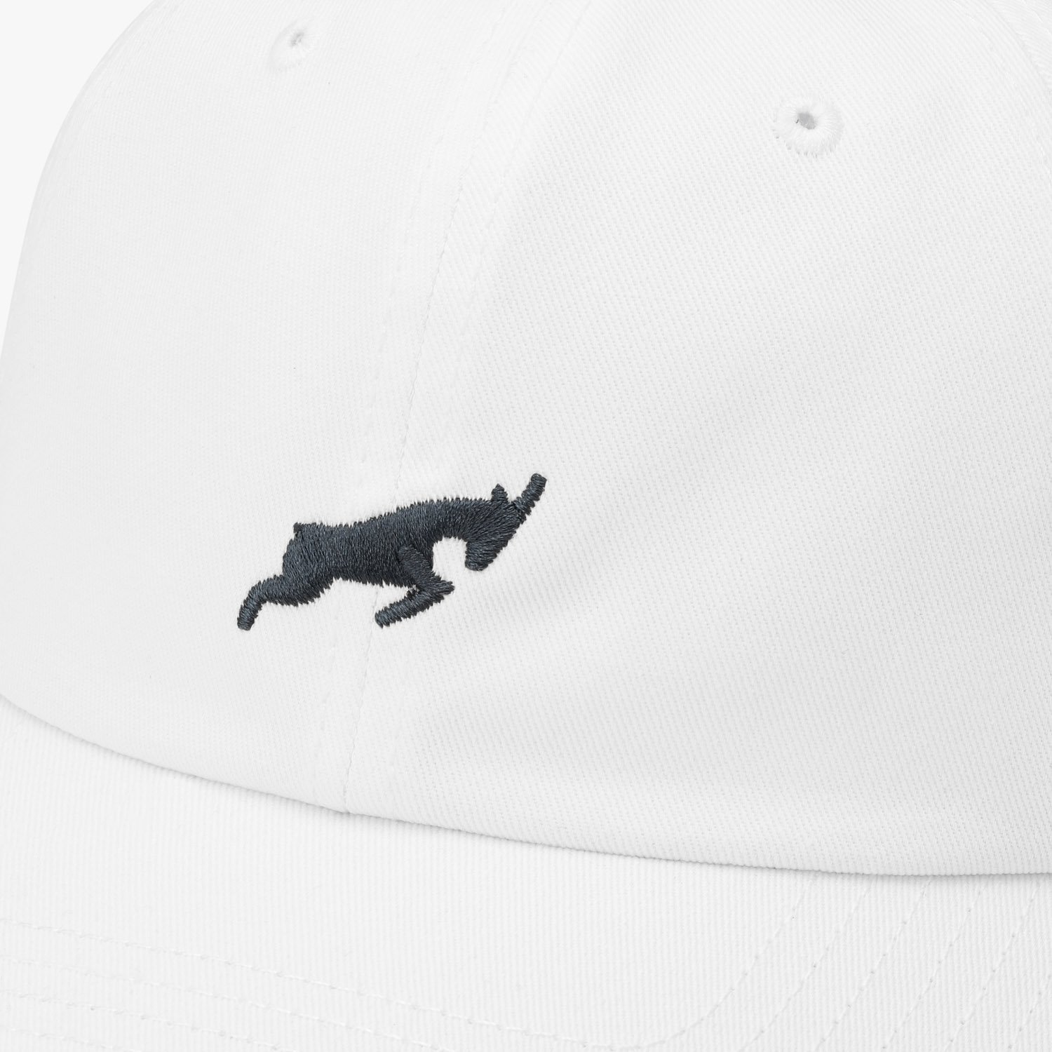 Cotton Dad Cap Weiß Goatlane