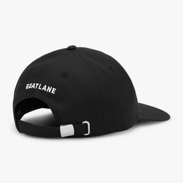 Cotton Dad Cap Schwarz Goatlane