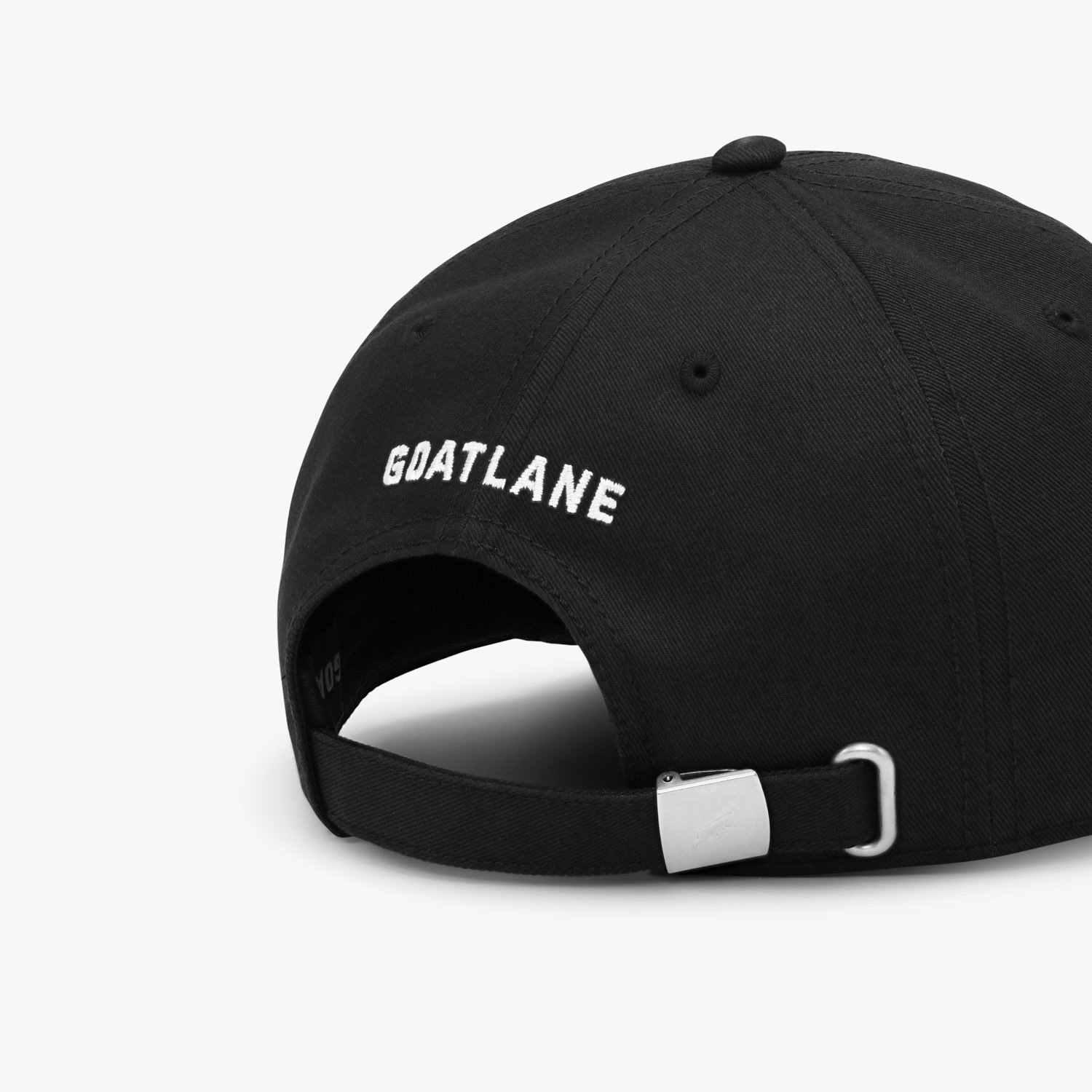 Cotton Dad Cap Schwarz Goatlane