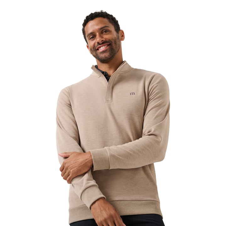 Travis Mathew Cloud Quarter Zip 2.0 - Sweaters Mens