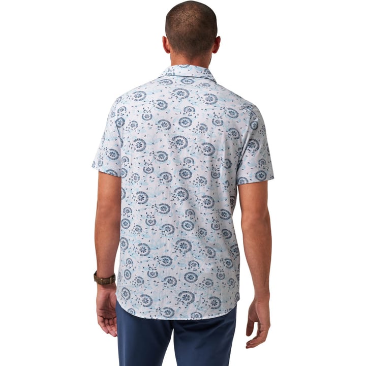 Flourish Button Up Vit Travis Mathew Flourish Button Up Vit Travis Mathew