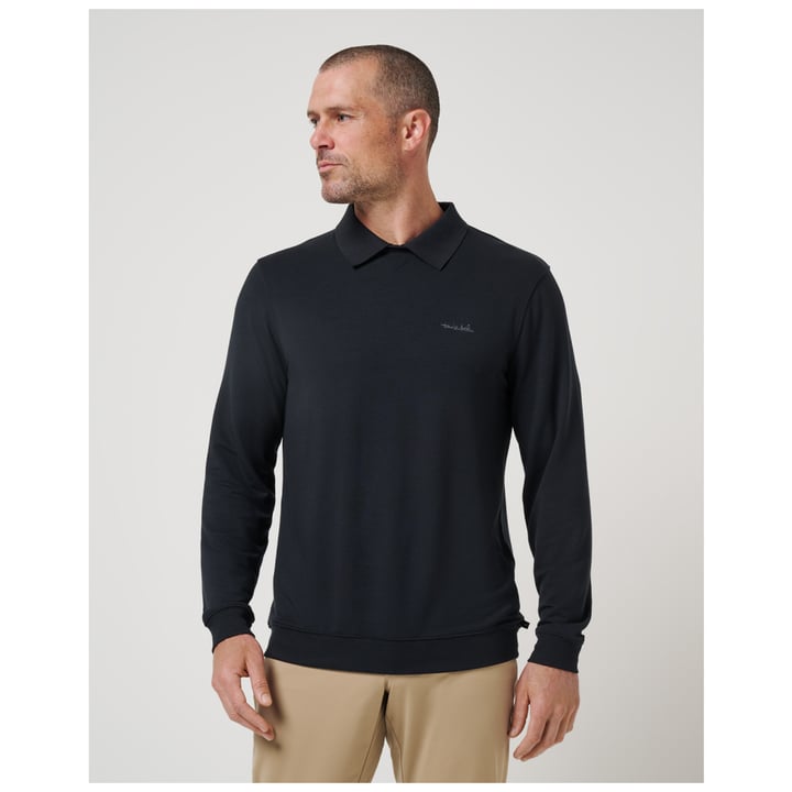 Amenities Collar Cre Svart Travis Mathew Amenities Collar Cre Svart Travis Mathew