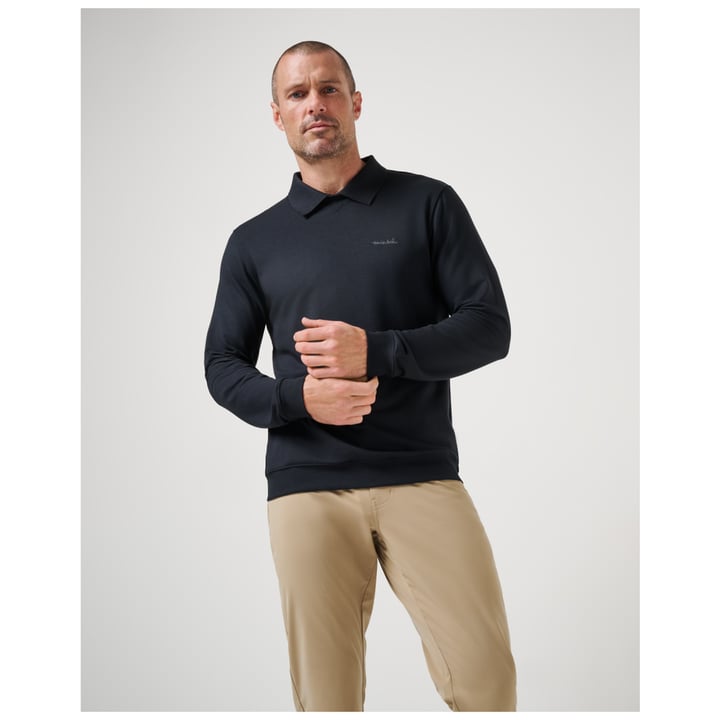 Amenities Collar Cre Svart Travis Mathew Amenities Collar Cre Svart Travis Mathew