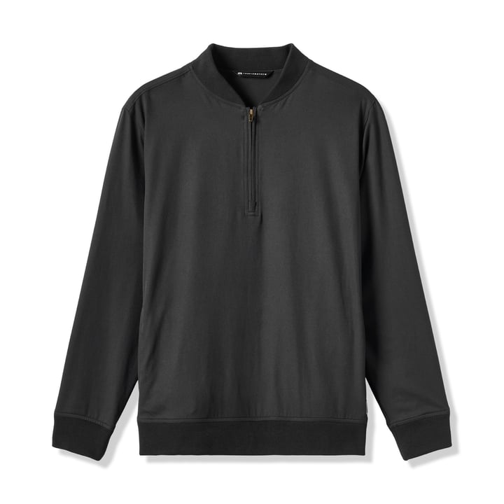 Highway M 1/4 Zip Musta Travis Mathew