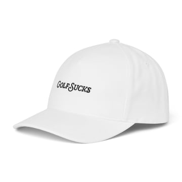 Golf Sucks Hat Vit Travis Mathew