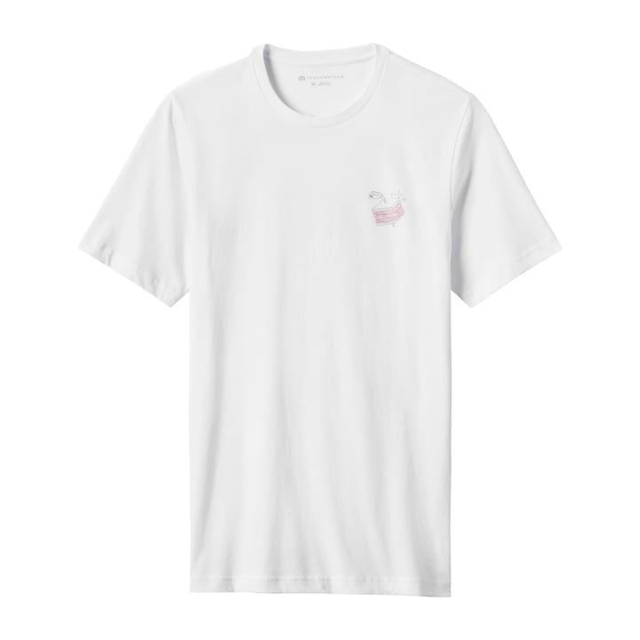 Founding Member Tee Hvit Travis Mathew