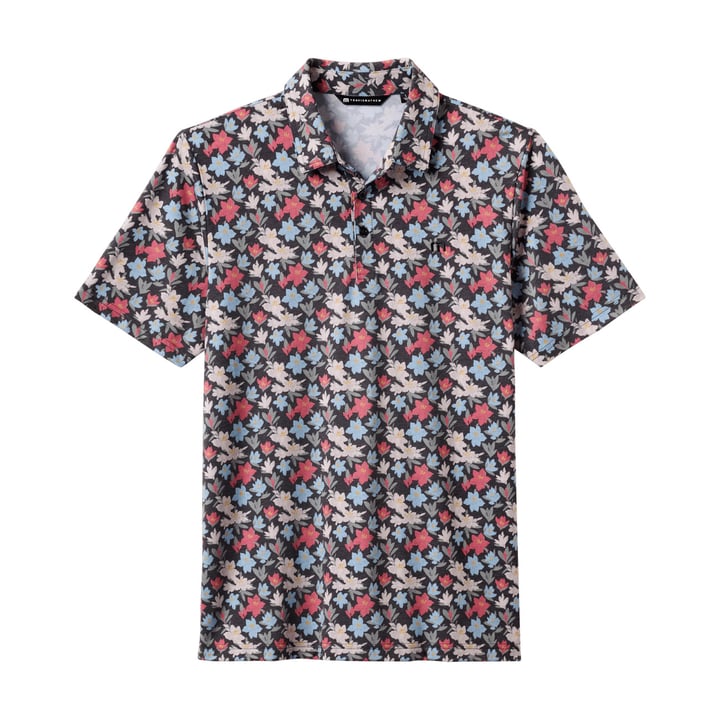 Featherweight Fairway Fit Polo Black Travis Mathew