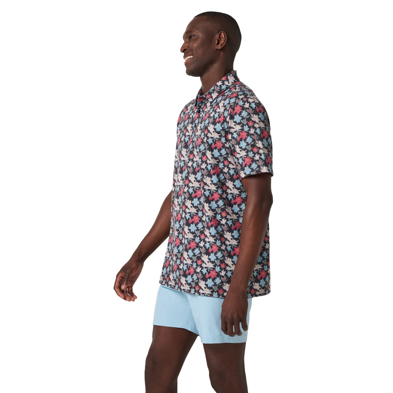 Featherweight Fairway Fit Polo Black Travis Mathew