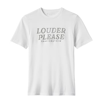 Louder Please Tee Hvid Travis Mathew