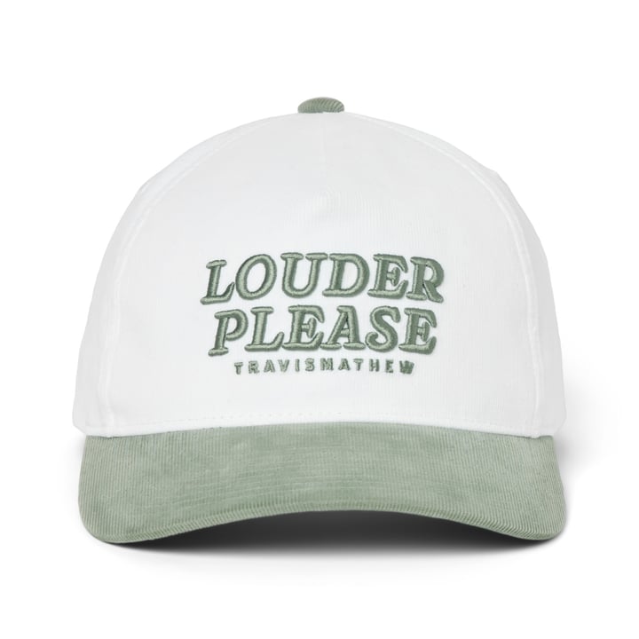 Louder Please Hat Weiß Travis Mathew