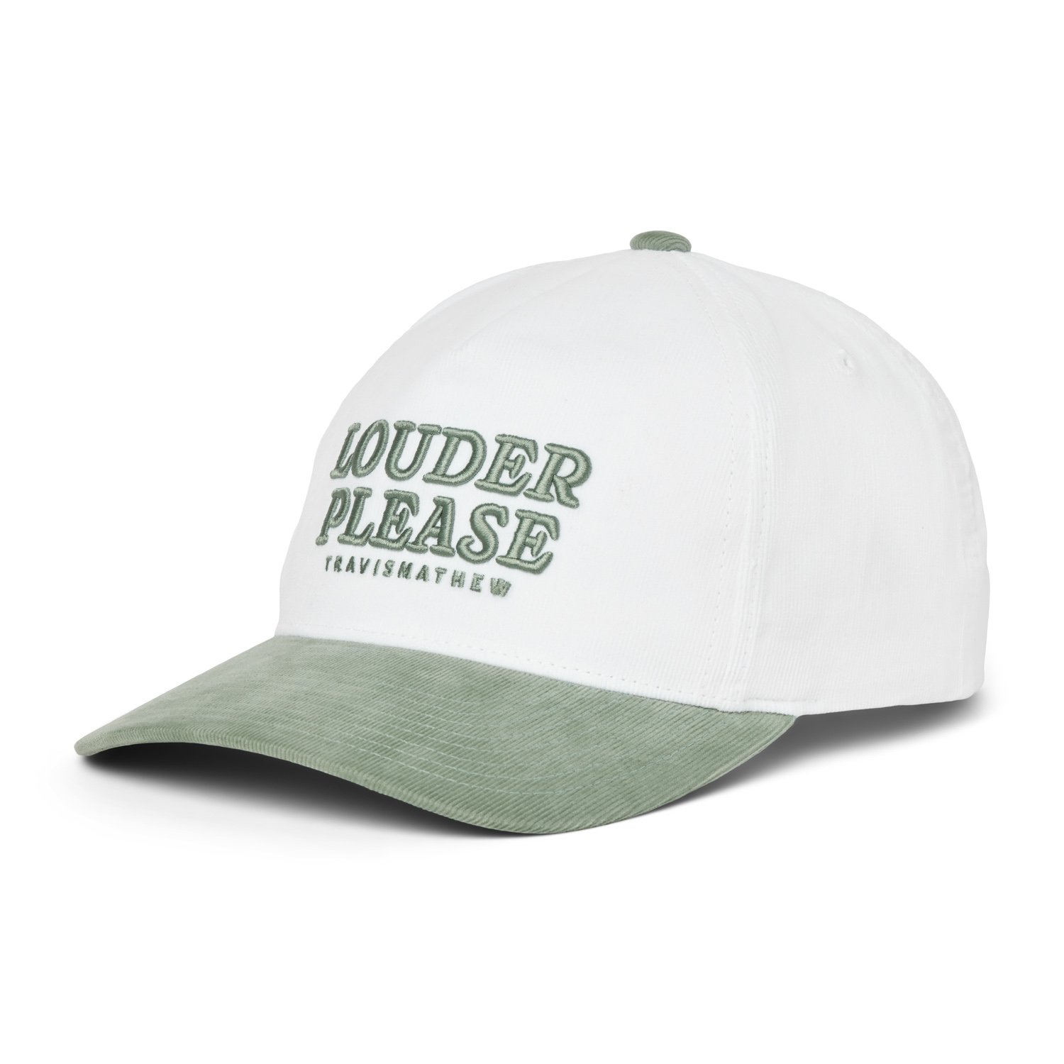 Louder Please Hat Weiß Travis Mathew