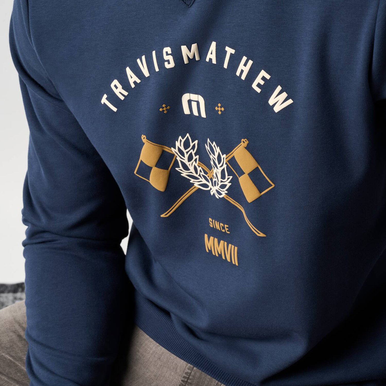 Tm Varsity Club Crew Travis Mathew