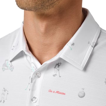 On A Mission Polo Vit Travis Mathew