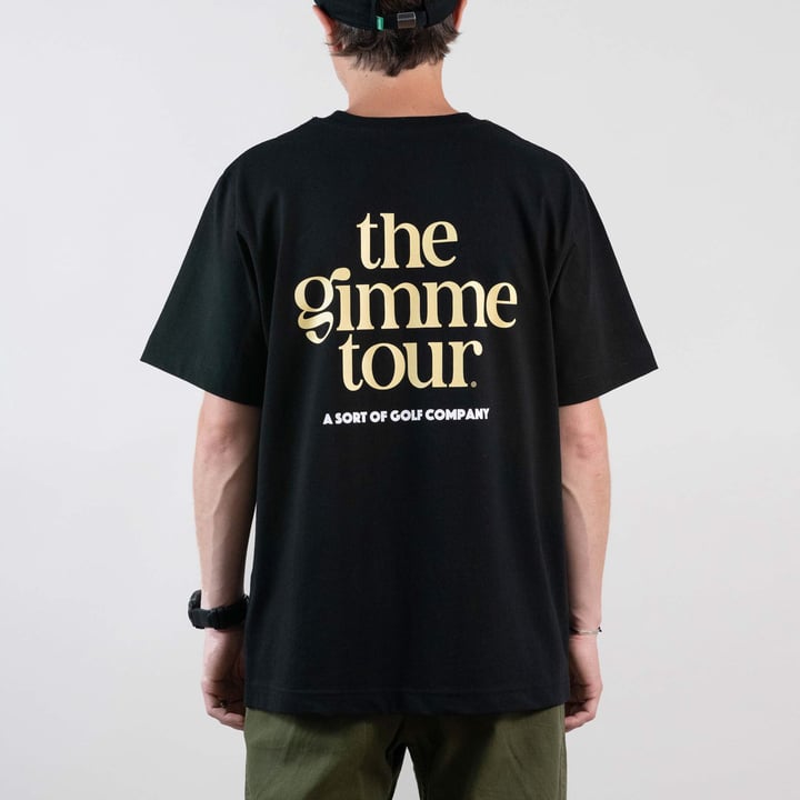 T-Shirt Masters Logo Black The Gimme Tour
