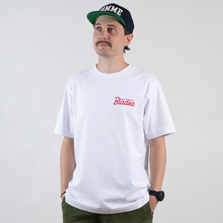 T-Shirt Play Blades White The Gimme Tour