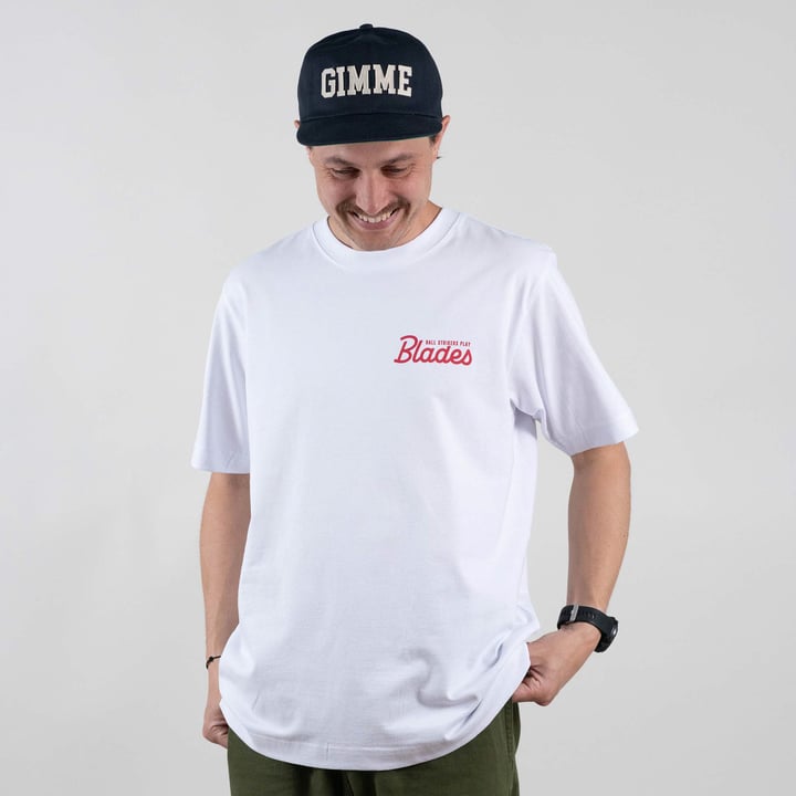 T-Shirt Play Blades White The Gimme Tour