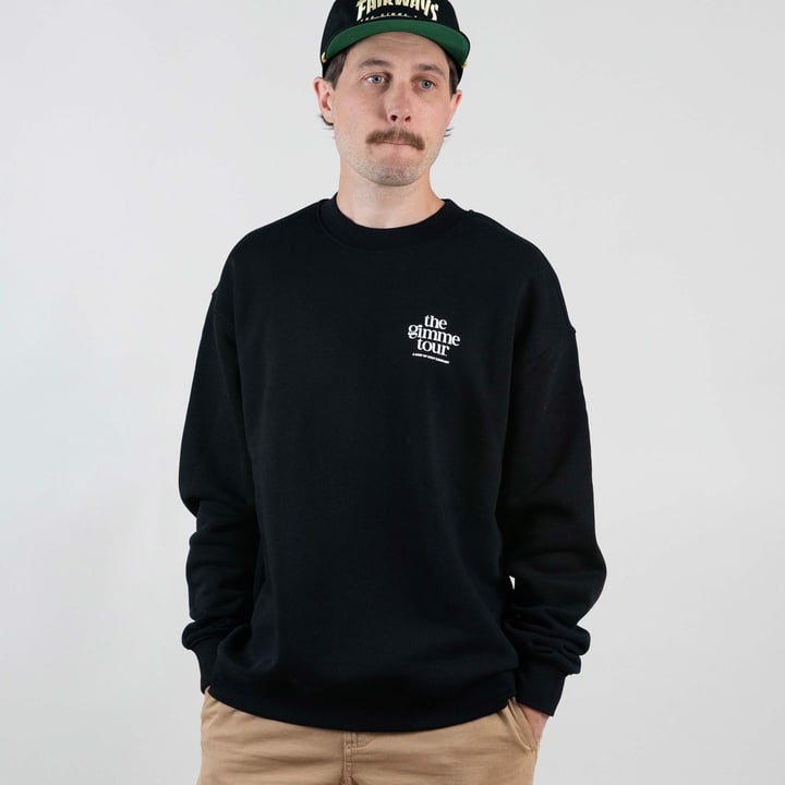 Crew Open -95 Black The Gimme Tour
